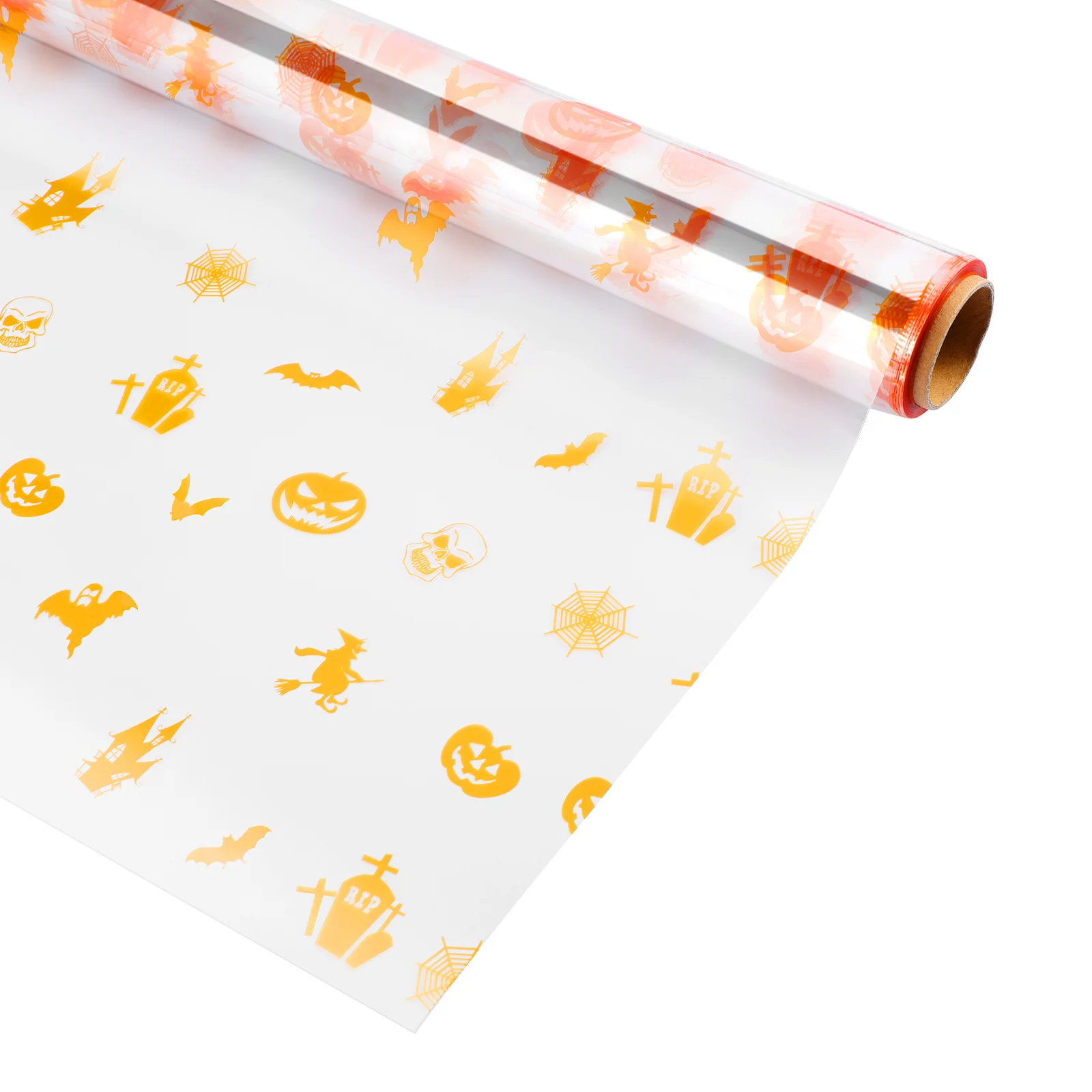 ABOOFAN 2.5 Mil Cellophane Wrapping Paper Pumpkin Ghost Cellophane Wrap Roll for Gift Crafts Fruit Basket
ABOOFAN 2.5 Mil Cellophane Wrapping Paper Pumpkin Ghost Cellophane Wrap Roll for Gift Crafts Fruit Basket