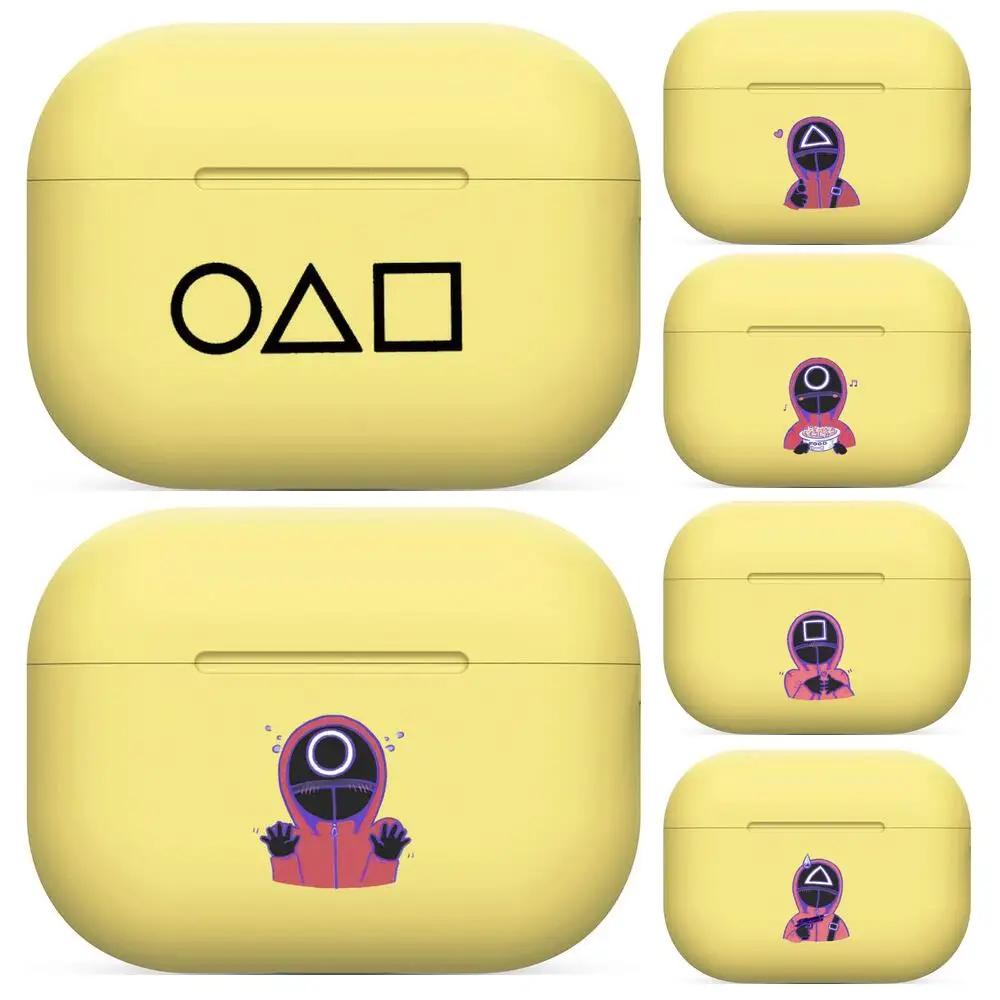 Squid Gaming Cartoon Silicone Case For AirPods Pro 3 2 1 Case Cover Coque Wireless Bluetooth Headphones Cover On AirPods Pro Fun
Squid Gaming Cartoon Silicone Case For AirPods Pro 3 2 1 Case Cover Coque Wireless Bluetooth Headphones Cover On AirPods Pro Fun