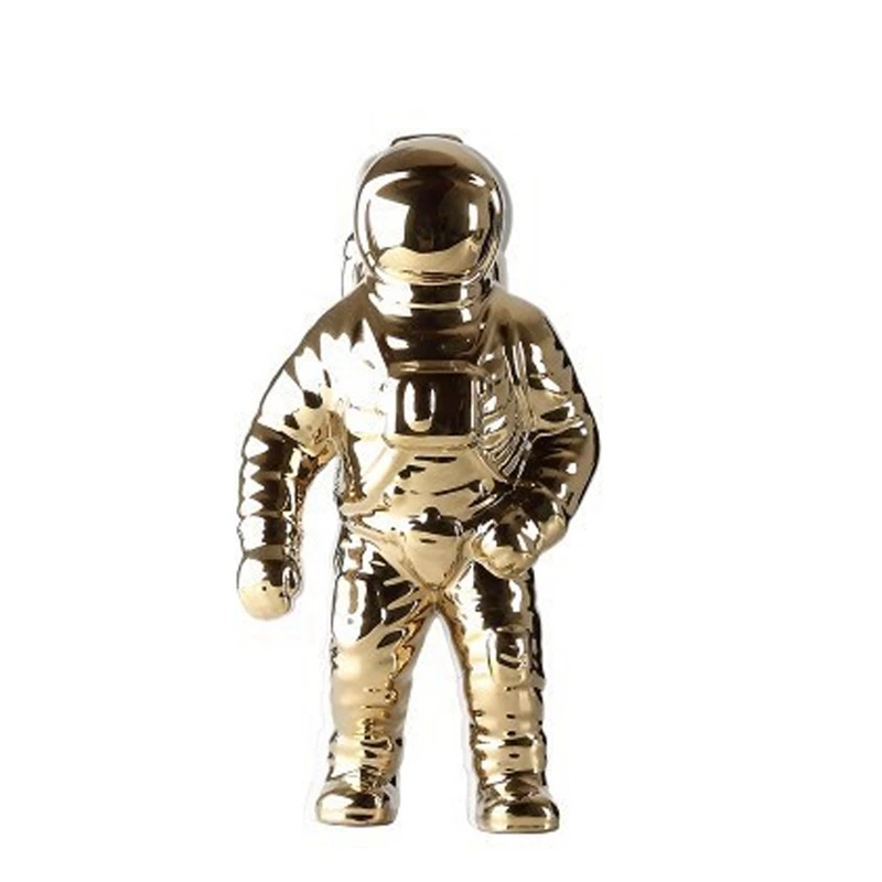 Gold Space Man Home Decoration Accessories Modern Sculpture Astronaut Fashion Vase Creative Modern Ceramic Cosmonaut Model
Gold Space Man Home Decoration Accessories Modern Sculpture Astronaut Fashion Vase Creative Modern Ceramic Cosmonaut Model
