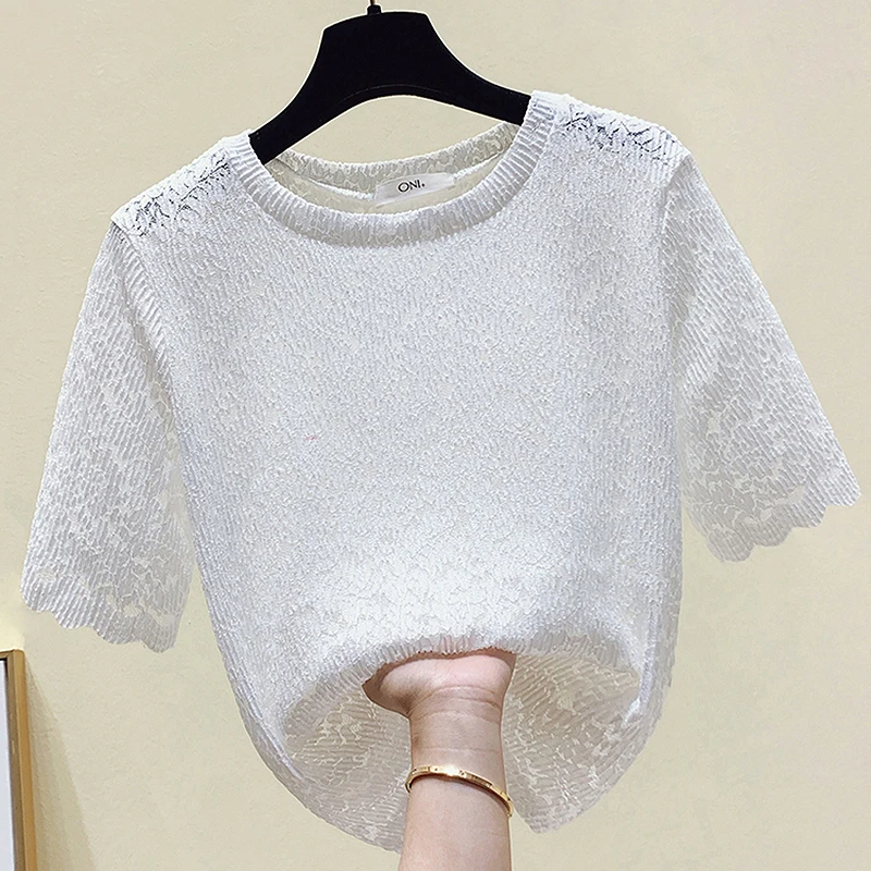 BETHQUENOY Lace T-Shirt Femme Pink Blue Tshirts Woman Camisetas De Mujer Cotton Tee Shirt Women Tops Summer 2021 Vetement Femmes
BETHQUENOY Lace T-Shirt Femme Pink Blue Tshirts Woman Camisetas De Mujer Cotton Tee Shirt Women Tops Summer 2021 Vetement Femmes
