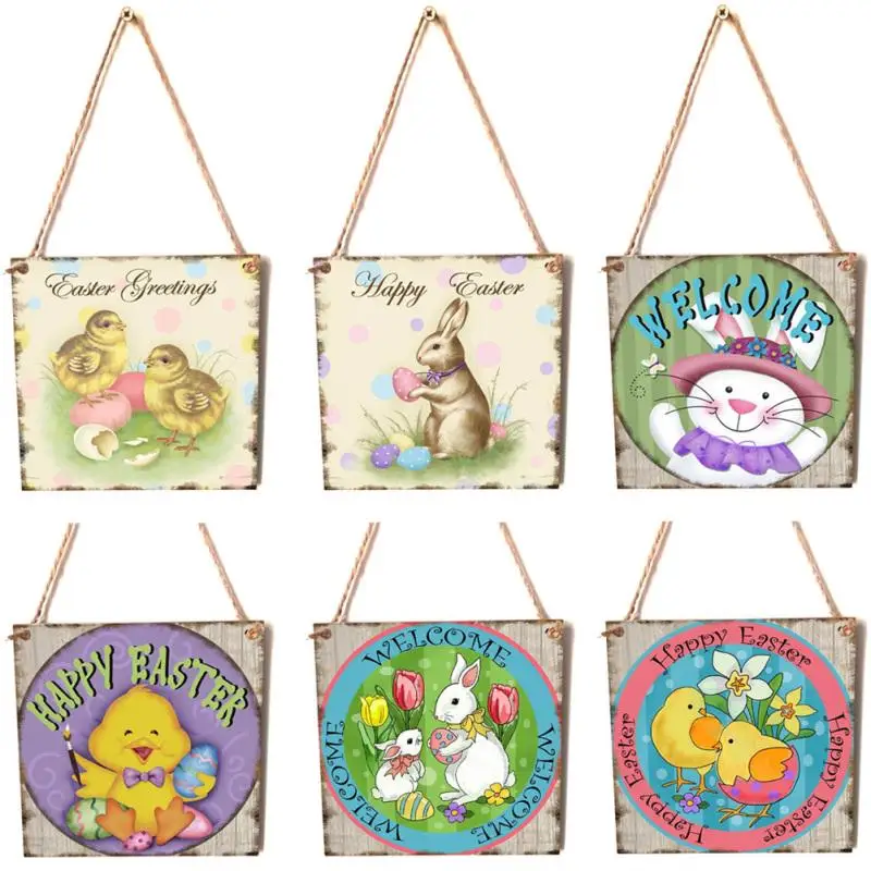 New Easter Rabbit Egg Wooden Card Pendant Decoration DIY Wood Hanging Crafts Easter Ornaments Happy Easter Party Decoration
New Easter Rabbit Egg Wooden Card Pendant Decoration DIY Wood Hanging Crafts Easter Ornaments Happy Easter Party Decoration