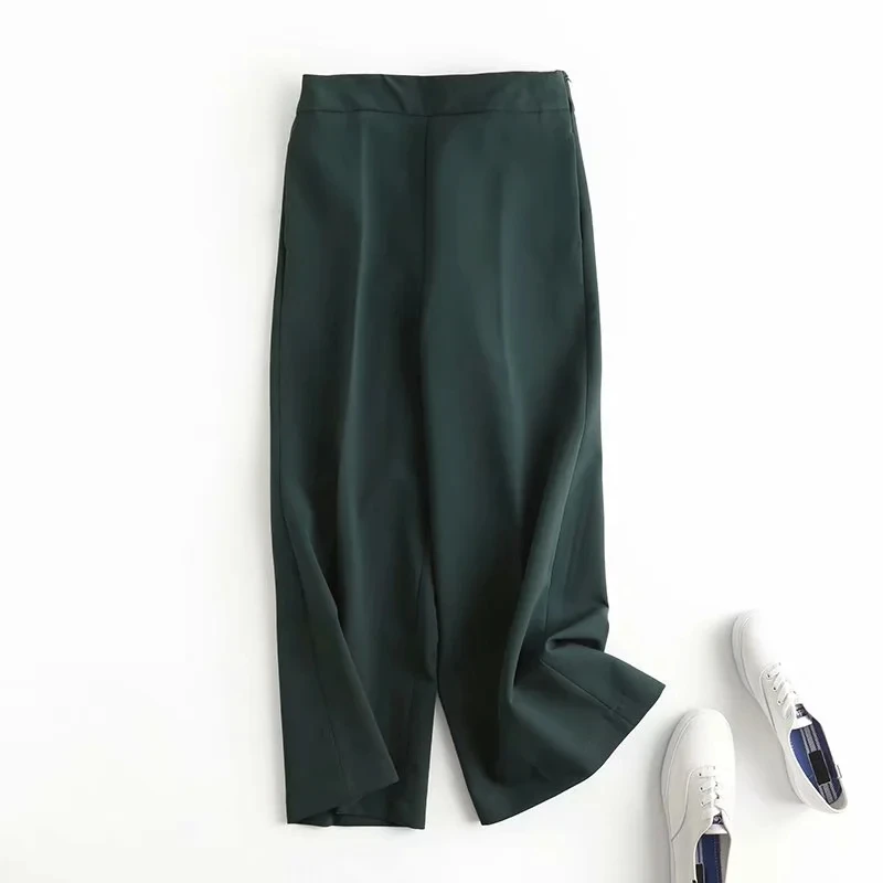 Увядшие модные элегантные однотонные простые широкие брюки в английском стиле женские брюки женские костюмы брюки для женщин
Увядшие модные элегантные однотонные простые широкие брюки в английском стиле женские брюки женские костюмы брюки для женщин