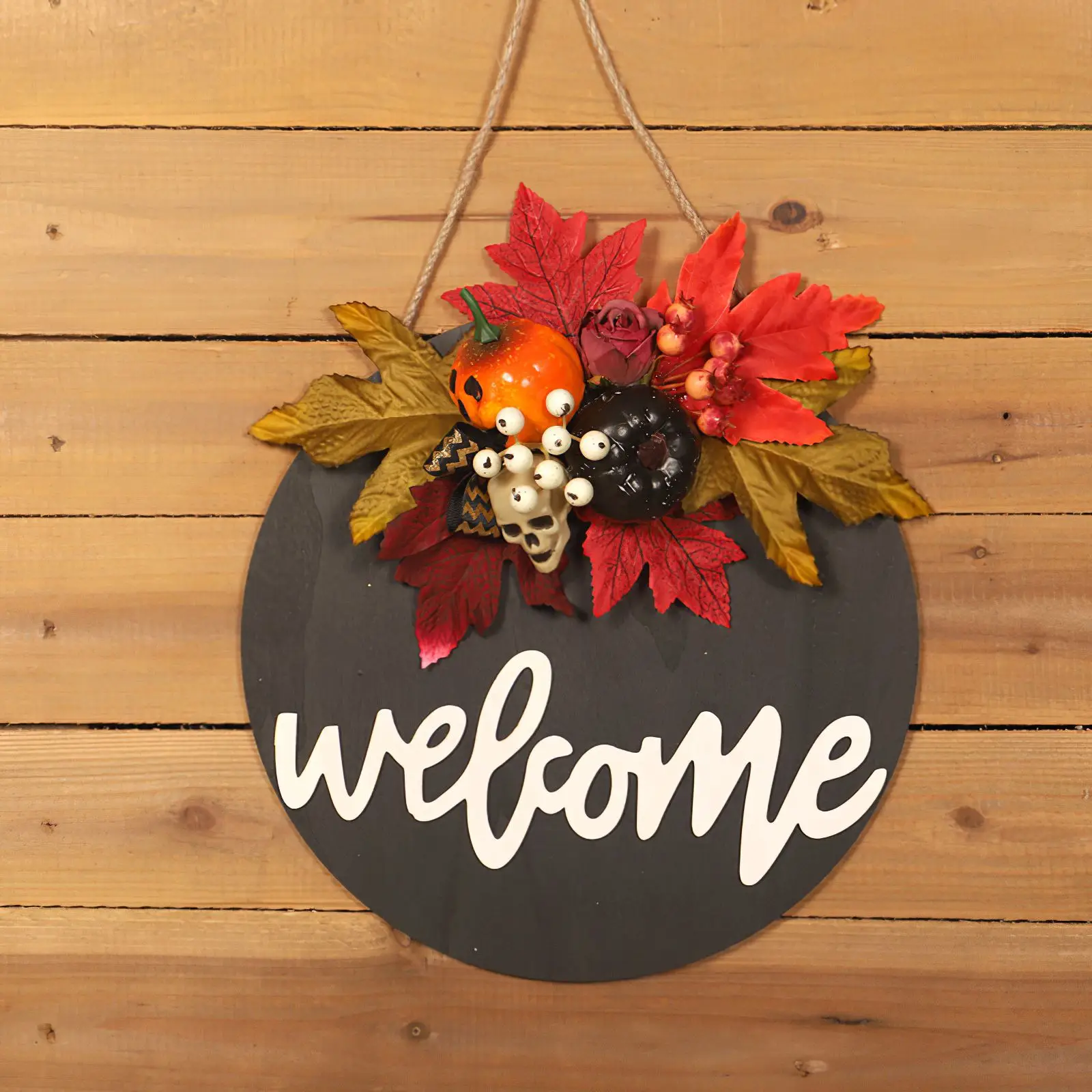 Halloween Welcome Home Sign Front Porch Hanging Decor Round Wreath Home Art Accessories Ornaments Pendant Door Sign Wall Sign
Halloween Welcome Home Sign Front Porch Hanging Decor Round Wreath Home Art Accessories Ornaments Pendant Door Sign Wall Sign