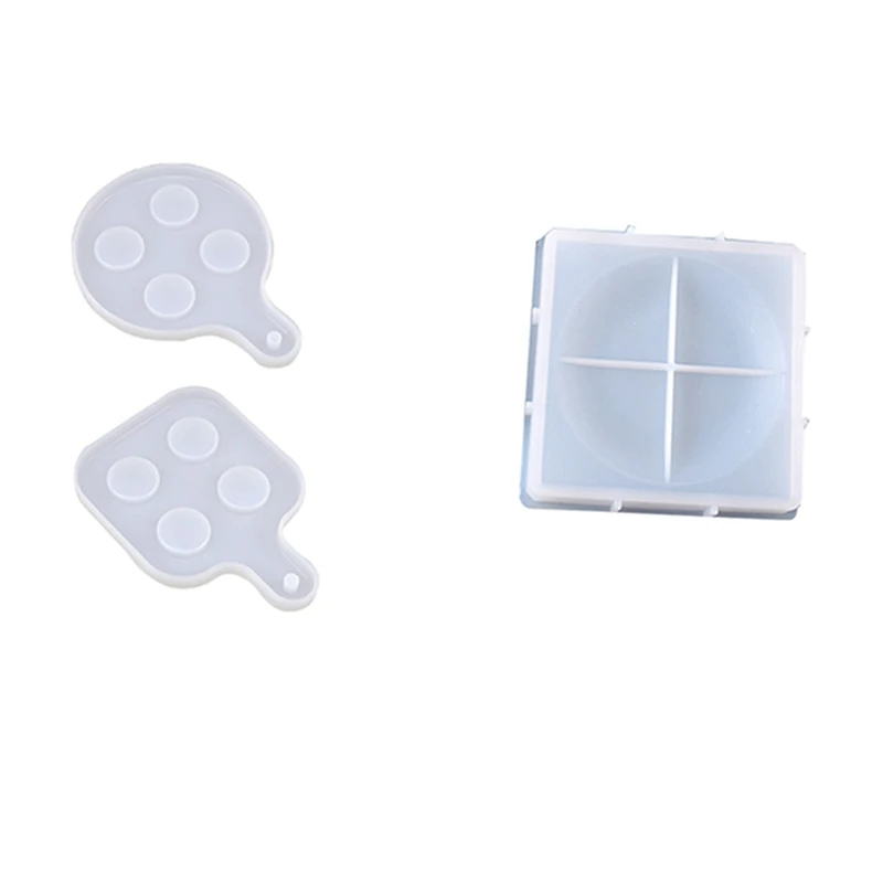 3 Pcs Silicone Mold: 1 Pcs Soap Dish Resin Mold & 2 Pcs Shot Glass Serving Tray Resin Mold
3 Pcs Silicone Mold: 1 Pcs Soap Dish Resin Mold & 2 Pcs Shot Glass Serving Tray Resin Mold