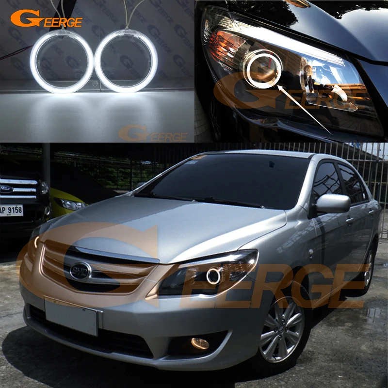 Для BYD L3 2010 2011 2012 2013 2014 2015 отличные ультра яркие CCFL ангельские глазки Halo кольца