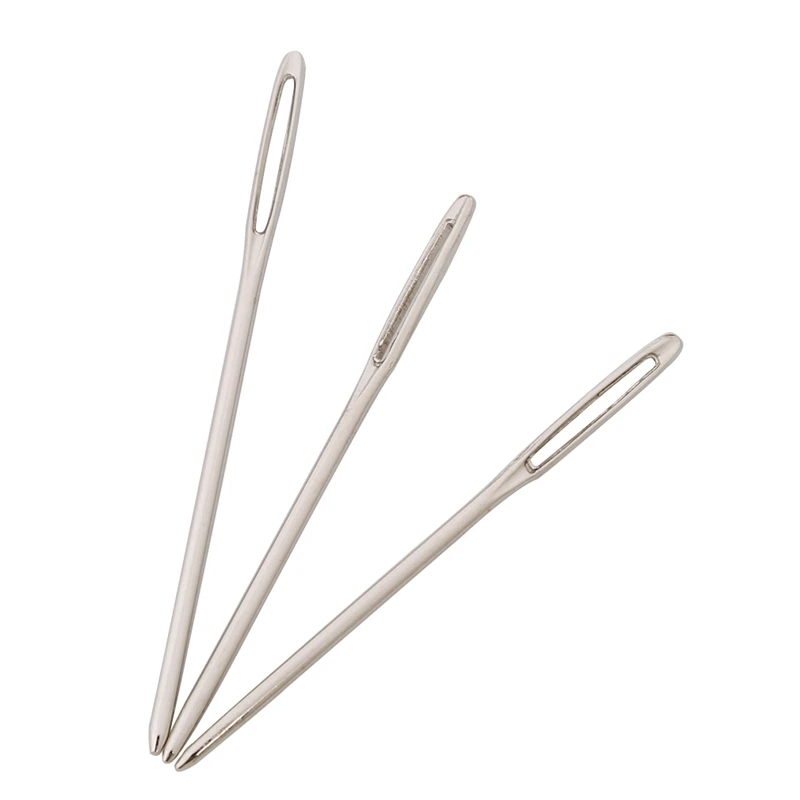 9pcs Silver Stainless Steel Sewing Needle Big Eye Needle Embroidery Needle With Transparent Needle Bottle Diy Sewing Tool
9pcs Silver Stainless Steel Sewing Needle Big Eye Needle Embroidery Needle With Transparent Needle Bottle Diy Sewing Tool