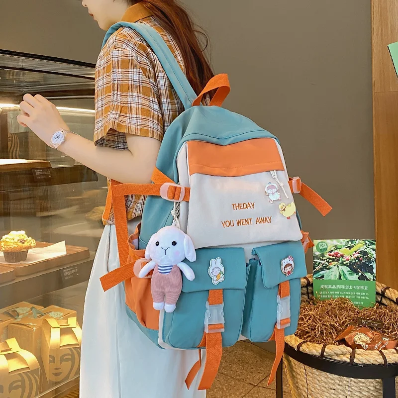 Fashion Female Students Large Capacity Backpack Korean Japanese Panelled College Style Schoolbag Waterproof Travel Shoulder Bag
Fashion Female Students Large Capacity Backpack Korean Japanese Panelled College Style Schoolbag Waterproof Travel Shoulder Bag