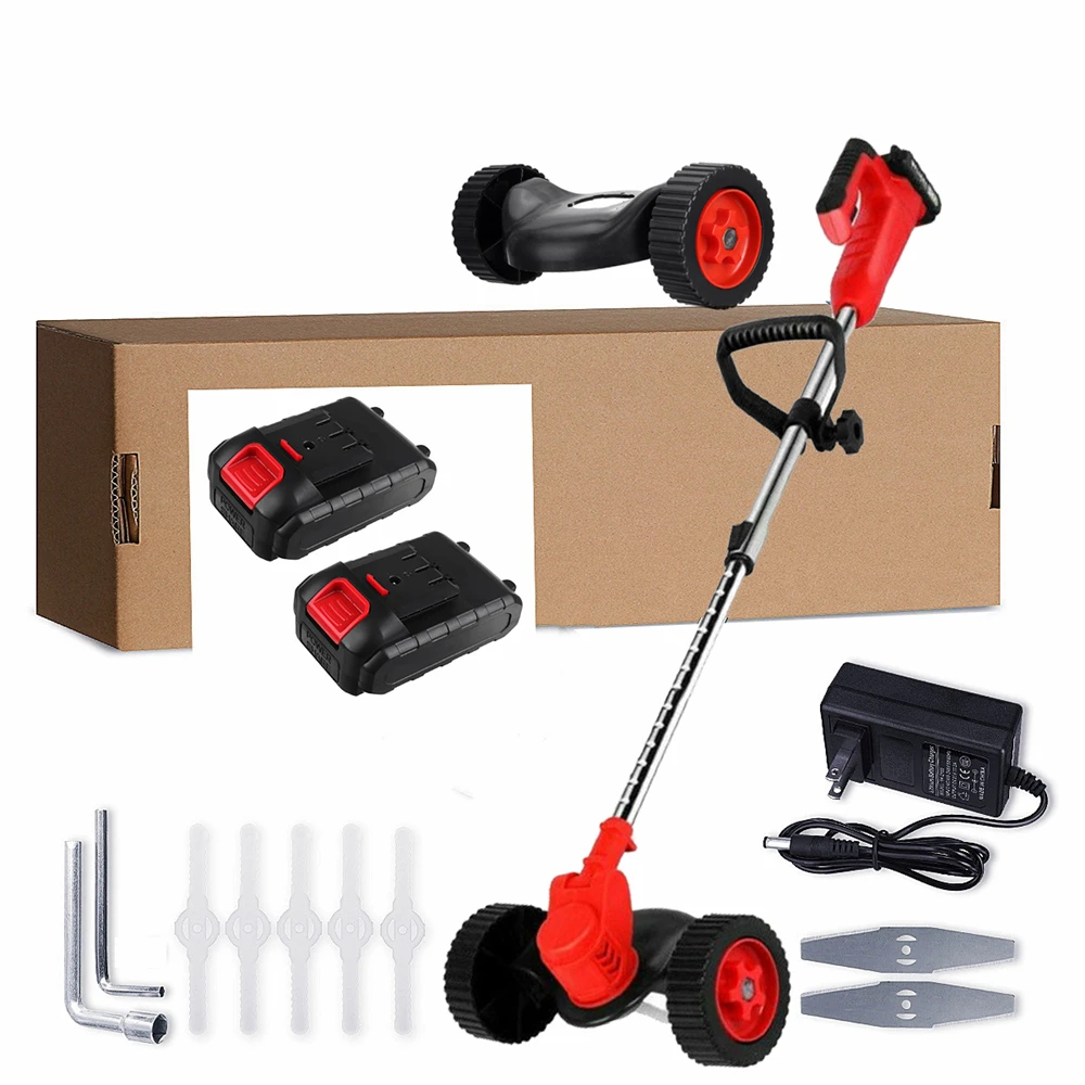 1800W 48V Cordless Electric Grass Trimmer Lawn Mower Weeds Brush Length Adjustable Cutter Garden Tools for Makita Li-Ion Battery
1800W 48V Cordless Electric Grass Trimmer Lawn Mower Weeds Brush Length Adjustable Cutter Garden Tools for Makita Li-Ion Battery