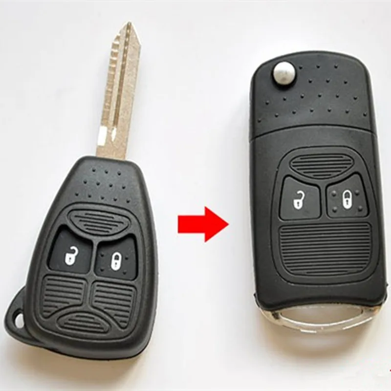DAKATU 3PCS NEW Modified Flip Folding car Key Shell for CHRYSLER Jeep Compass Wrangler Patriot Remote Key Case Fob 2 Button
DAKATU 3PCS NEW Modified Flip Folding car Key Shell for CHRYSLER Jeep Compass Wrangler Patriot Remote Key Case Fob 2 Button