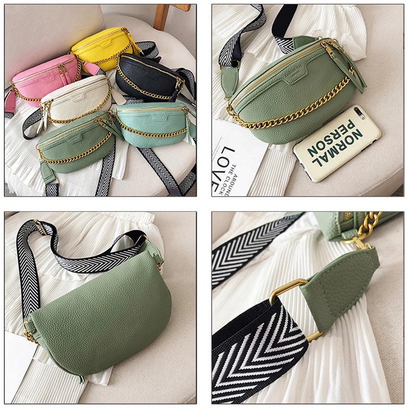 Luxury Women Messenger Bag Crossbody Casual Female Bag Wide Straps Leather Shoulder Bags Chain Purses And Handbags Pink 2020 New
Luxury Women Messenger Bag Crossbody Casual Female Bag Wide Straps Leather Shoulder Bags Chain Purses And Handbags Pink 2020 New