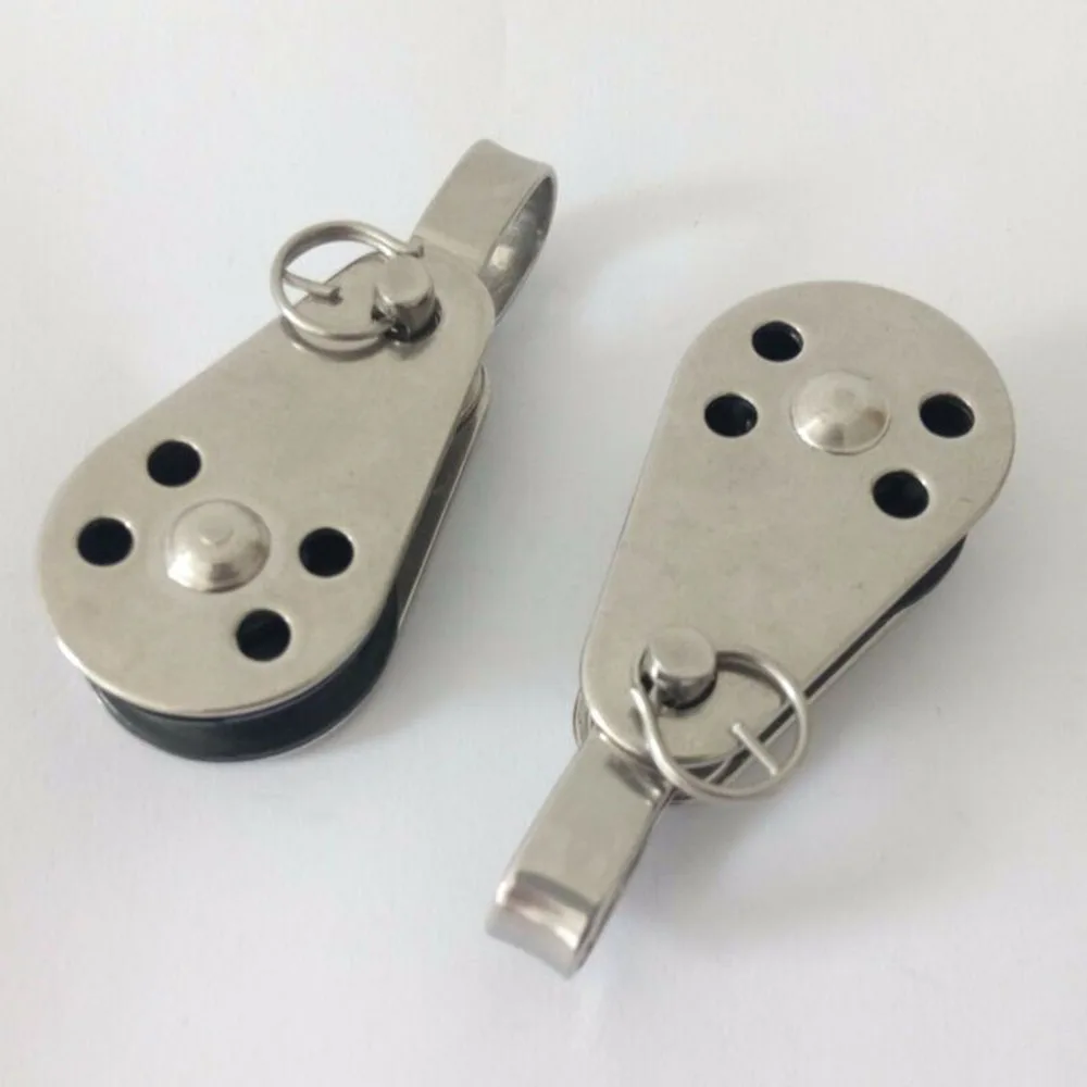 Canoe Nylon Pulley Block Wear resistant Fitting Stainless Steel Silver 25mm Wheel
Canoe Nylon Pulley Block Wear resistant Fitting Stainless Steel Silver 25mm Wheel