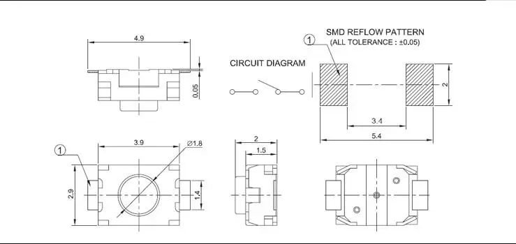 Free shipping Original 3 * 4 * 2 mm light touch switch small turtle two footPatch 2 feet tiny buttons 3 x4x2 micro switch
Free shipping Original 3 * 4 * 2 mm light touch switch small turtle two footPatch 2 feet tiny buttons 3 x4x2 micro switch