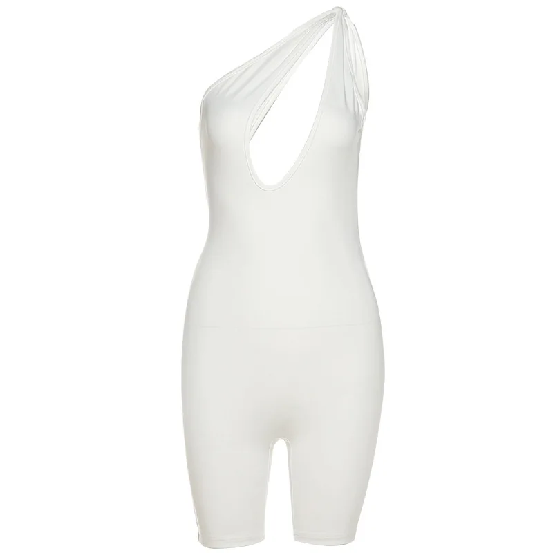 European and American style women's 2021 summer new high waist tight-fitting sleeveless casual sports jumpsuit 
European and American style women's 2021 summer new high waist tight-fitting sleeveless casual sports jumpsuit