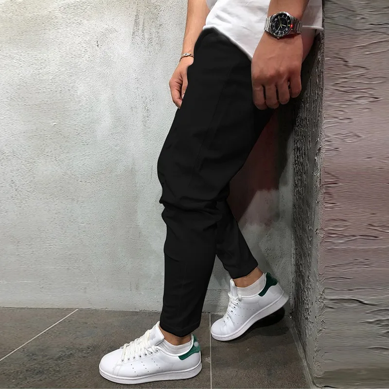 Sfit 2020 Fashion Summer Men's Pants Autumn New Casual Male Solid Color Long Pants Drawstring Men Loose Trourse Hot Sale 
Sfit 2020 Fashion Summer Men's Pants Autumn New Casual Male Solid Color Long Pants Drawstring Men Loose Trourse Hot Sale