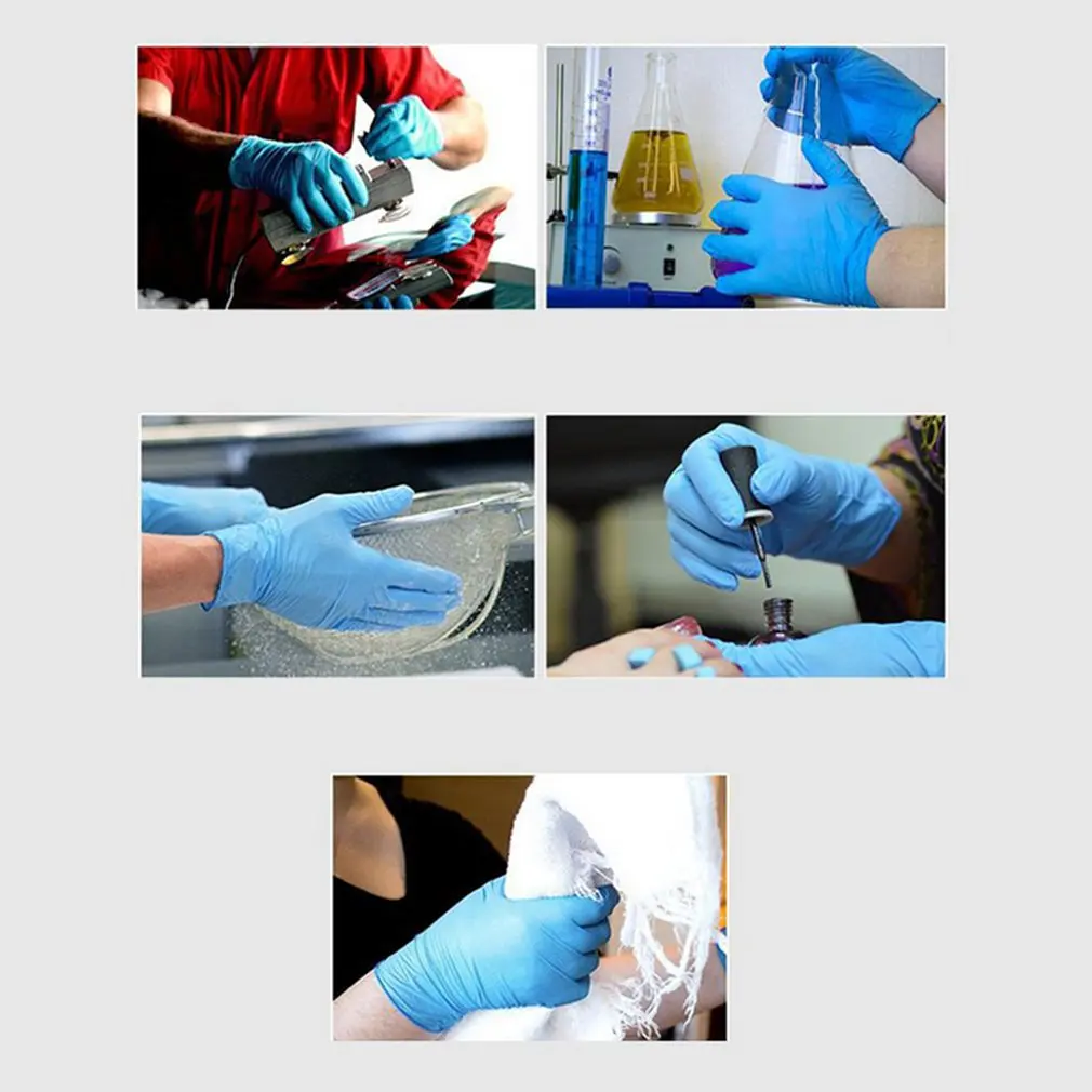100pcs Disposable Nitrile gloves Beauty tattoo protective gloves Labor insurance Neutral / industrial gloves for home
100pcs Disposable Nitrile gloves Beauty tattoo protective gloves Labor insurance Neutral / industrial gloves for home
