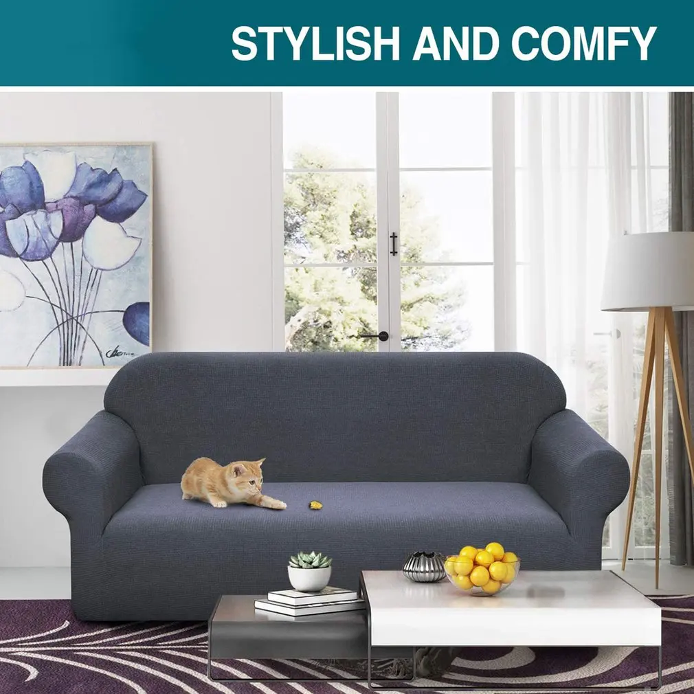 Sofa/Bed High Elasticity Anti-Mite Thicken Chair Stretch Sofa Cover Polyester Spandex Fabric Sofa Single/Two/Three seat
Sofa/Bed High Elasticity Anti-Mite Thicken Chair Stretch Sofa Cover Polyester Spandex Fabric Sofa Single/Two/Three seat