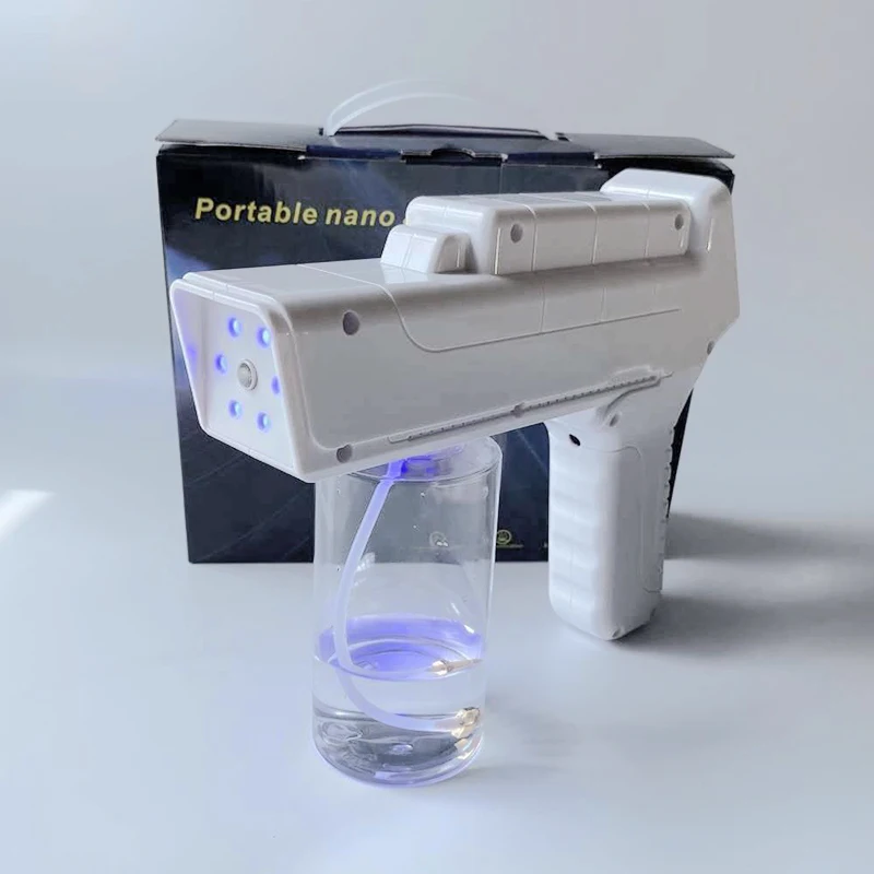 200ml USB Charge Household Blue Light Nano Steam Spray Gun 15W Portable Wireless Disinfection Sprayer Machine Touch Screen
200ml USB Charge Household Blue Light Nano Steam Spray Gun 15W Portable Wireless Disinfection Sprayer Machine Touch Screen