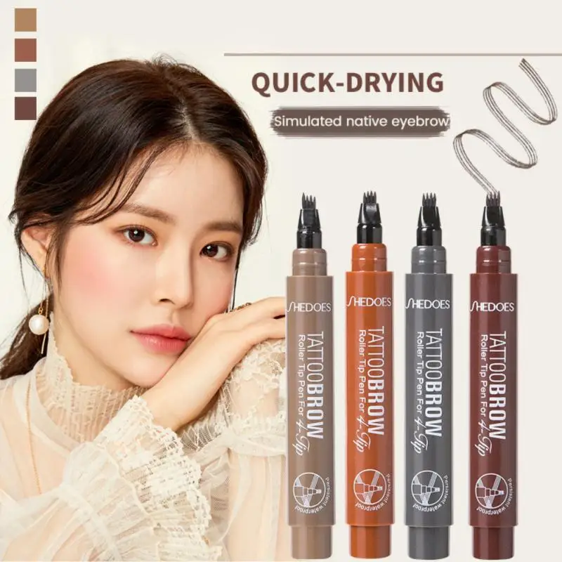 Four-pronged Eyebrow Pen Quick-drying Long-lasting Waterproof Eyebrow Pencil Color Development Non-smudge Eye Cosmetics TSLM2
Four-pronged Eyebrow Pen Quick-drying Long-lasting Waterproof Eyebrow Pencil Color Development Non-smudge Eye Cosmetics TSLM2