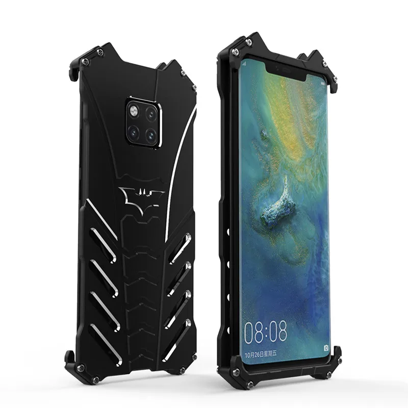 Роскошный Алюминиевый металлический бампер для Huawei Mate 20/20 Lite Batman чехол 20X 20 Pro