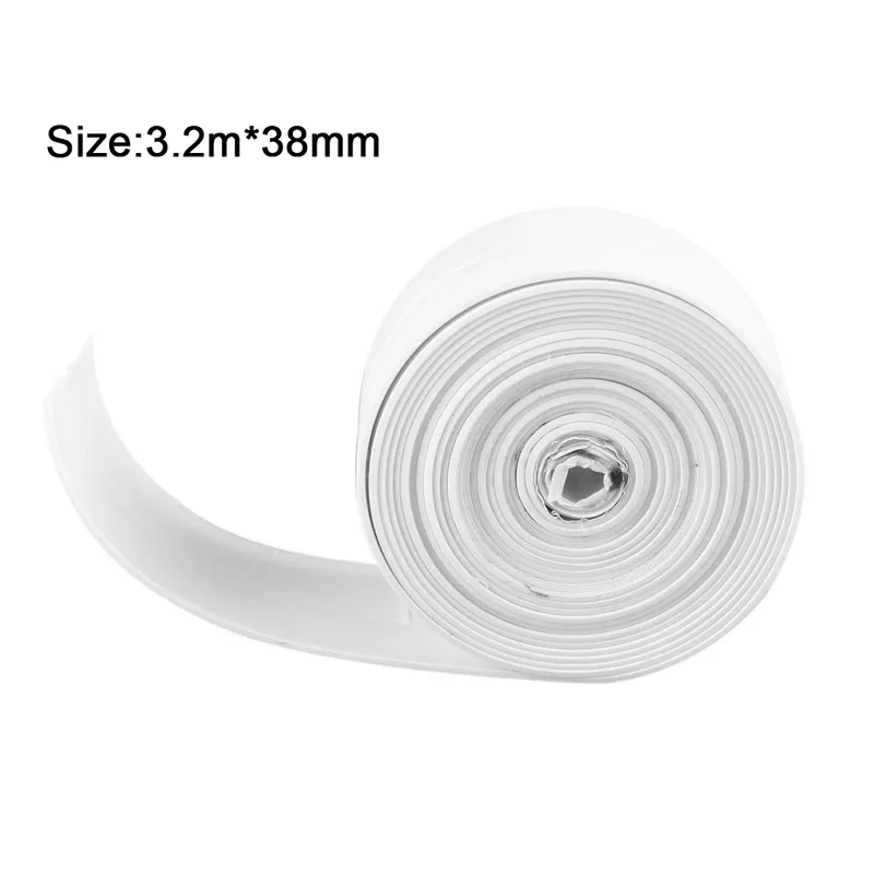 3.2mx38mm Bathroom Shower Sink Bath Sealing Strip Tape White PVC Self Adhesive Waterproof Wallpaper Bathroom Kitchen Home Decor
3.2mx38mm Bathroom Shower Sink Bath Sealing Strip Tape White PVC Self Adhesive Waterproof Wallpaper Bathroom Kitchen Home Decor