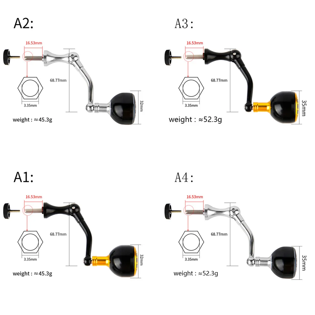 Metal Folding Fishing Reel Handle Knob Spinning Reel Reel Handle Arm Accessories 2 Models DIY Modification Reel Repair Accessory
Metal Folding Fishing Reel Handle Knob Spinning Reel Reel Handle Arm Accessories 2 Models DIY Modification Reel Repair Accessory