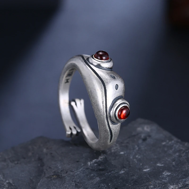 Sterling Silver Frog Open Rings Women Vintage Cute Animal Frog Finger Ring Band Silver Fashion Jewelry Gifts Adjustable
Sterling Silver Frog Open Rings Women Vintage Cute Animal Frog Finger Ring Band Silver Fashion Jewelry Gifts Adjustable