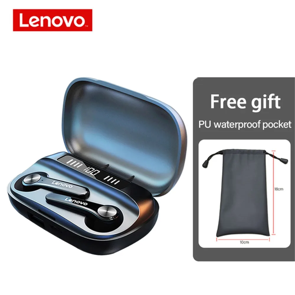 Lenovo QT81 Sports Stereo Headphones Wireless Waterproof Headphones With Microphone Bluetooth Call HD1200mah Earphone
Lenovo QT81 Sports Stereo Headphones Wireless Waterproof Headphones With Microphone Bluetooth Call HD1200mah Earphone