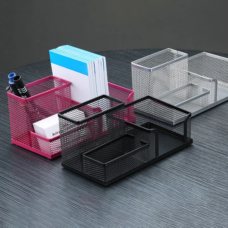 Metal bracket mesh cube desktop stationery storage rack office supplies Desk Combination Pen Pencil Holder
Metal bracket mesh cube desktop stationery storage rack office supplies Desk Combination Pen Pencil Holder