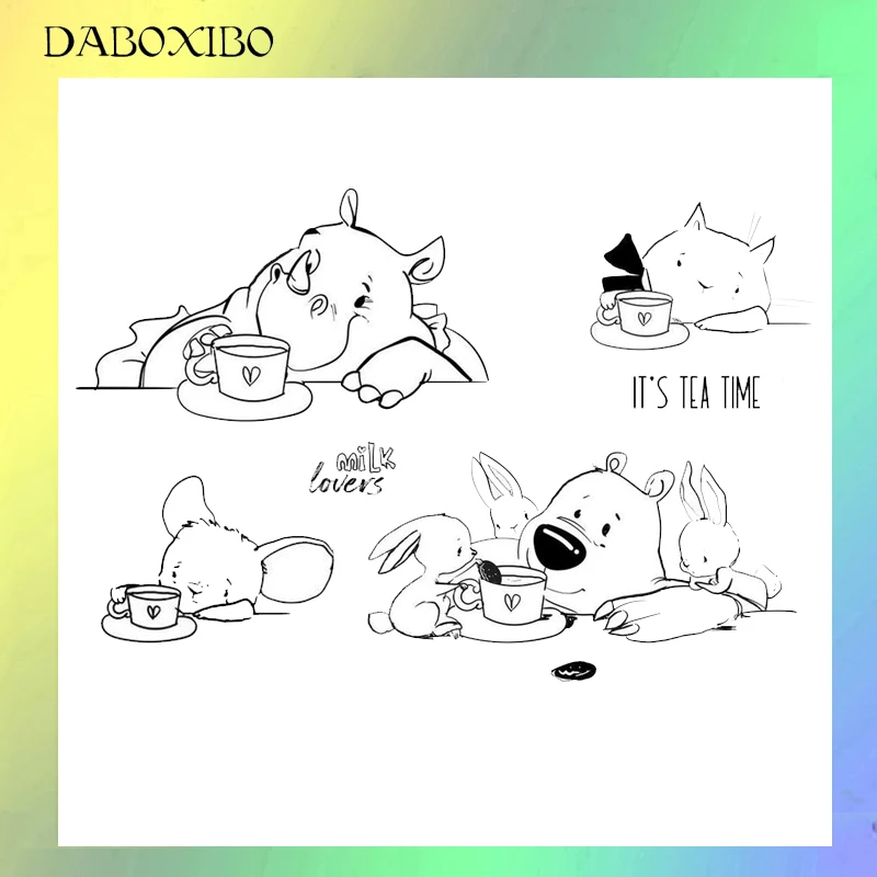 DABOXIBO Cartoon Animal Bear Clear Stamps For DIY Scrapbooking/Card Making/Photo Album Silicone Decorative Crafts 13X13
DABOXIBO Cartoon Animal Bear Clear Stamps For DIY Scrapbooking/Card Making/Photo Album Silicone Decorative Crafts 13X13