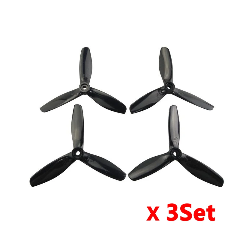 

12PCS 3-Leaf MJX Bugs 5W B5W RC Quadcopter Main Blade Propeller Props Spare Part RC Drone CW CCW Rotor Accessory