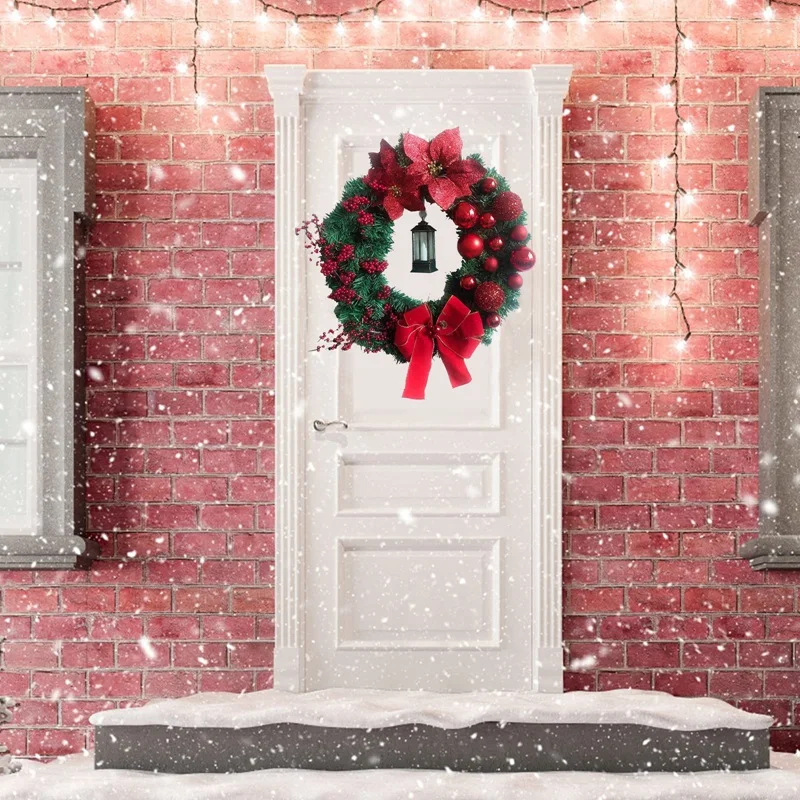 Christmas Wreath Elegant Red Christmas Wreath Window and Door Wall Decoration Home Decoration Front Door Wreath
Christmas Wreath Elegant Red Christmas Wreath Window and Door Wall Decoration Home Decoration Front Door Wreath