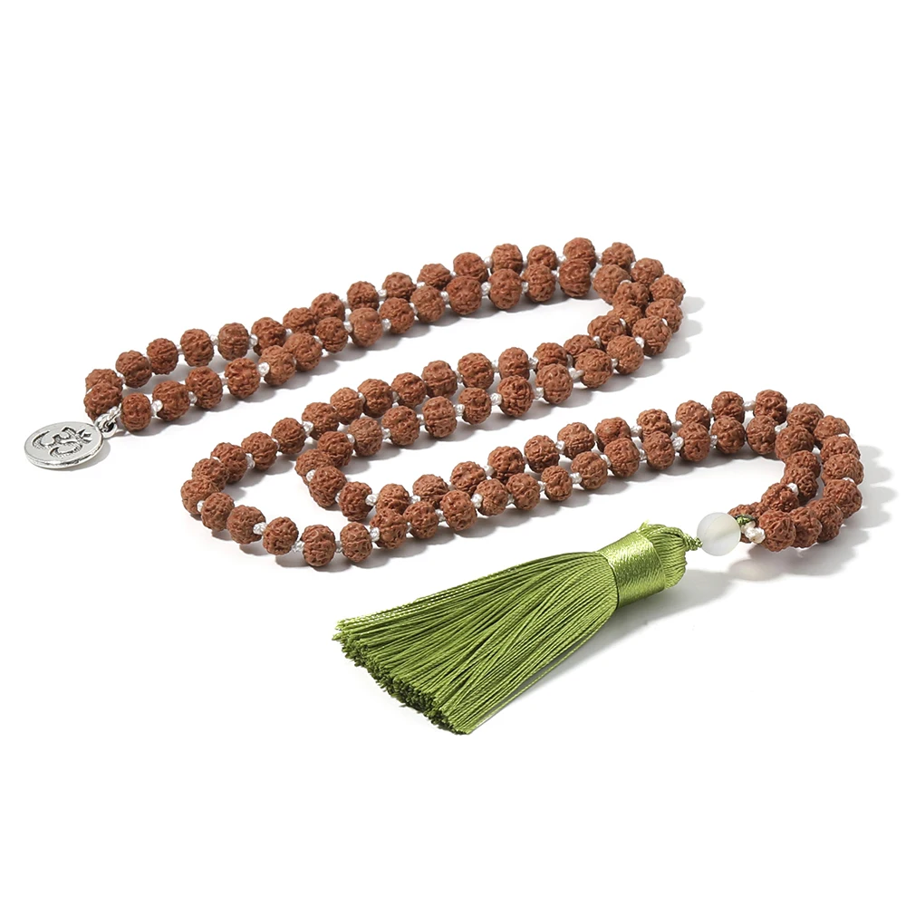 OAIITE Mala Necklace 108 Charm Yoga Prayer Beads Jewelry healing Reiki Energy Green Tassel Rudraksha Necklace Women Men
OAIITE Mala Necklace 108 Charm Yoga Prayer Beads Jewelry healing Reiki Energy Green Tassel Rudraksha Necklace Women Men