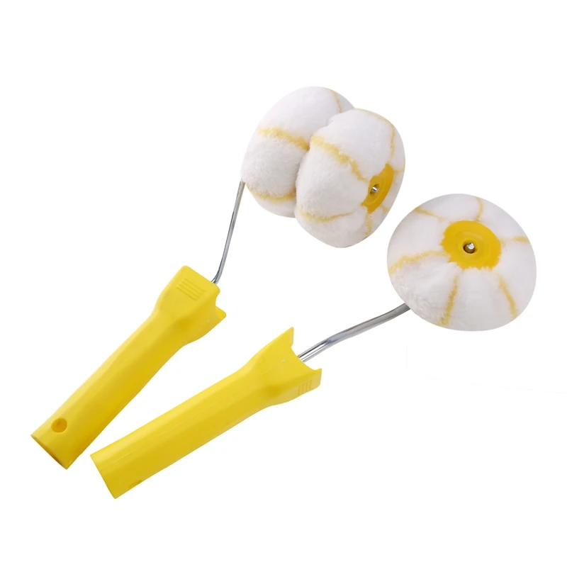 2Pcs 3 Inch Corner Paint Roller Kit Walls & Ceilings Corner Roller Household Decorative Painting Roller Brush Tool
2Pcs 3 Inch Corner Paint Roller Kit Walls & Ceilings Corner Roller Household Decorative Painting Roller Brush Tool