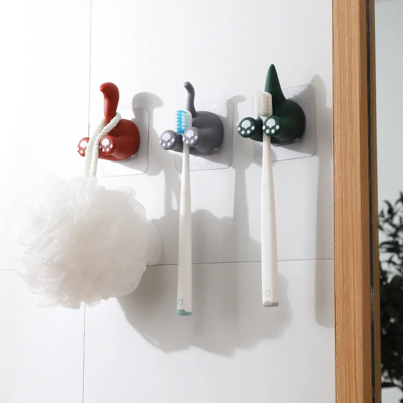 Children Cartoon Super Cute Funny Animal Tail Traceless Paste Punch Free Electric Toothbrush Holder Plug Holder Door Rear Hook
Children Cartoon Super Cute Funny Animal Tail Traceless Paste Punch Free Electric Toothbrush Holder Plug Holder Door Rear Hook