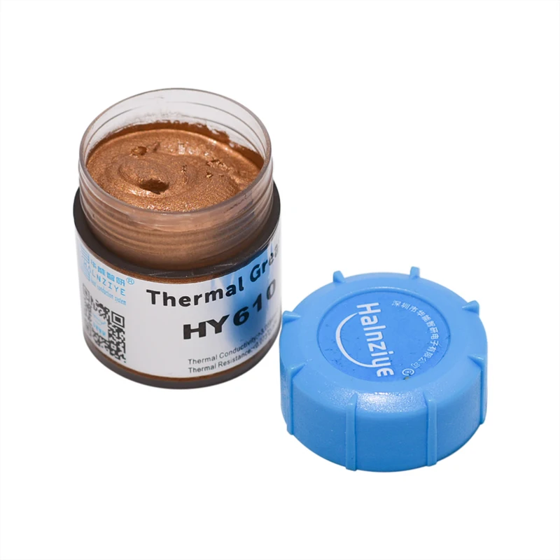 2Pcs Thermal Conductive Grease Heatsink Compound Golden Thermal Paste Silicone 20 Grams High Performance For CPU Chipset Cooling
2Pcs Thermal Conductive Grease Heatsink Compound Golden Thermal Paste Silicone 20 Grams High Performance For CPU Chipset Cooling