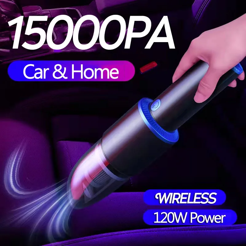 15000Pa Mini Handheld Wireless Car Vacuum Cleaner Portable Cordless Auto Vacuum Cleaner for Car Interior Home Computer Cleaning
15000Pa Mini Handheld Wireless Car Vacuum Cleaner Portable Cordless Auto Vacuum Cleaner for Car Interior Home Computer Cleaning