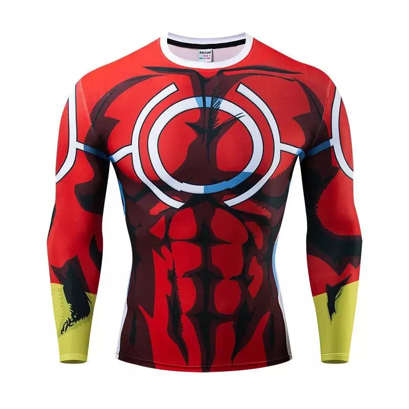 Training running T-shirt men's fitness shirt 2021 new long-sleeved cartoon sports men's fitness quick-drying fitness clothes
Training running T-shirt men's fitness shirt 2021 new long-sleeved cartoon sports men's fitness quick-drying fitness clothes