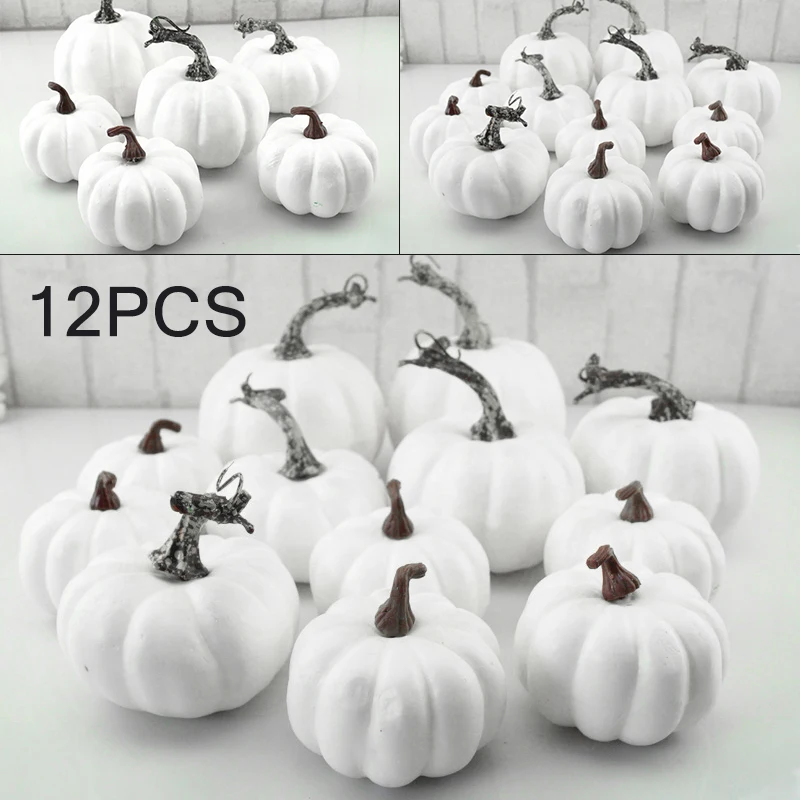Artificial Pumpkin Home Harvest Fall Thanksgiving Halloween Party Decors Gifts
