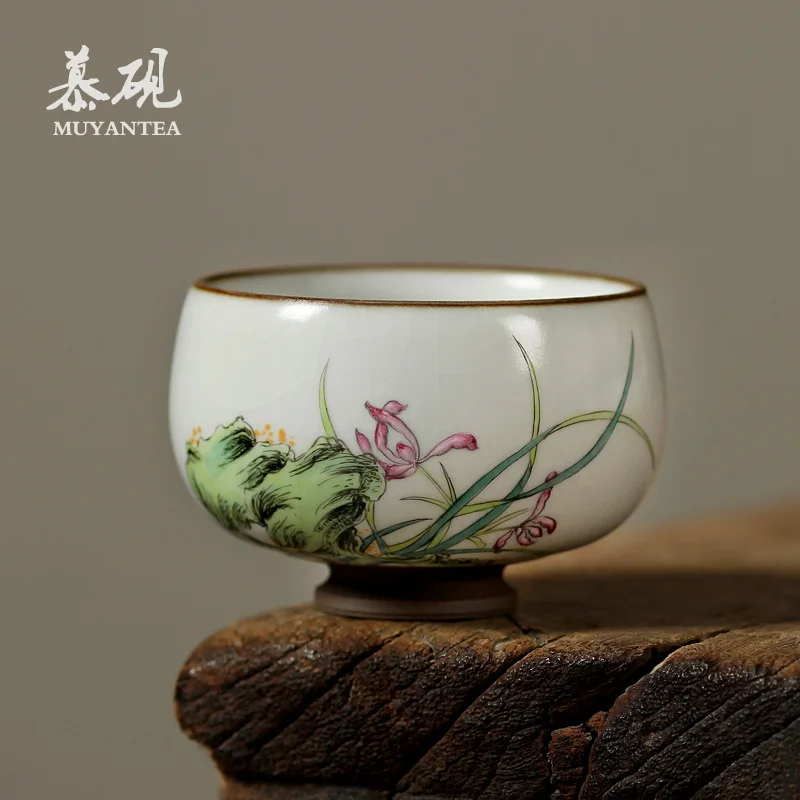 MuYan ручная печь, керамические чашки jingdezhen pastel узоры "хризантемы" master, одинарная чашка, чай kunfu
MuYan ручная печь, керамические чашки jingdezhen pastel узоры "хризантемы" master, одинарная чашка, чай kunfu
