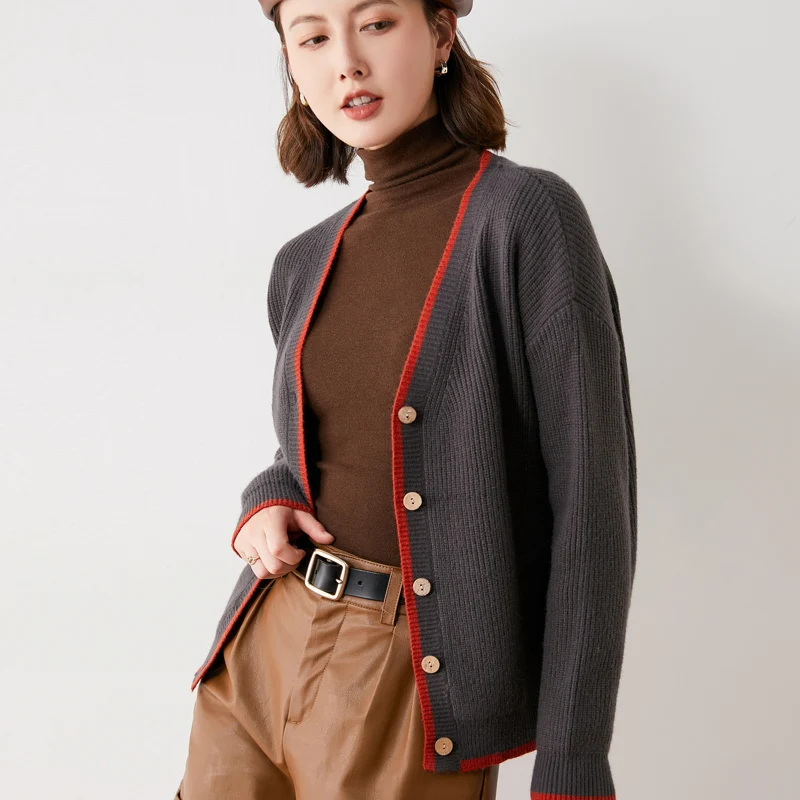 2021 Cardigans for woman summer sweaters knitted jumper High Quality Female knitwear V-neck cool comfortable
2021 Cardigans for woman summer sweaters knitted jumper High Quality Female knitwear V-neck cool comfortable