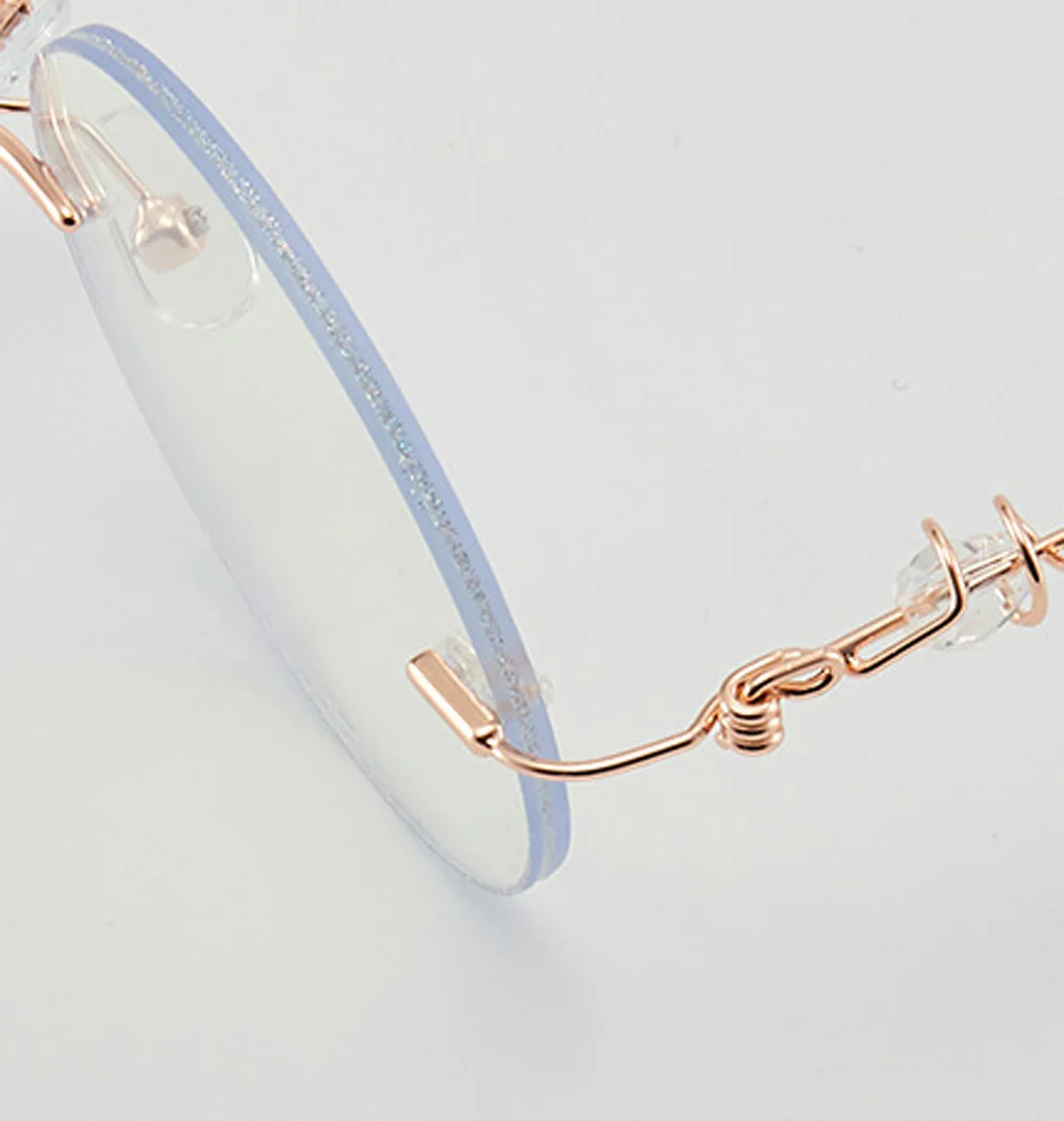 Women New Fashion Elegant Crystal Anti Blu Ray Ultralight Oversized Rimless Round Designer Glasses Frame Eyeglasses
Women New Fashion Elegant Crystal Anti Blu Ray Ultralight Oversized Rimless Round Designer Glasses Frame Eyeglasses