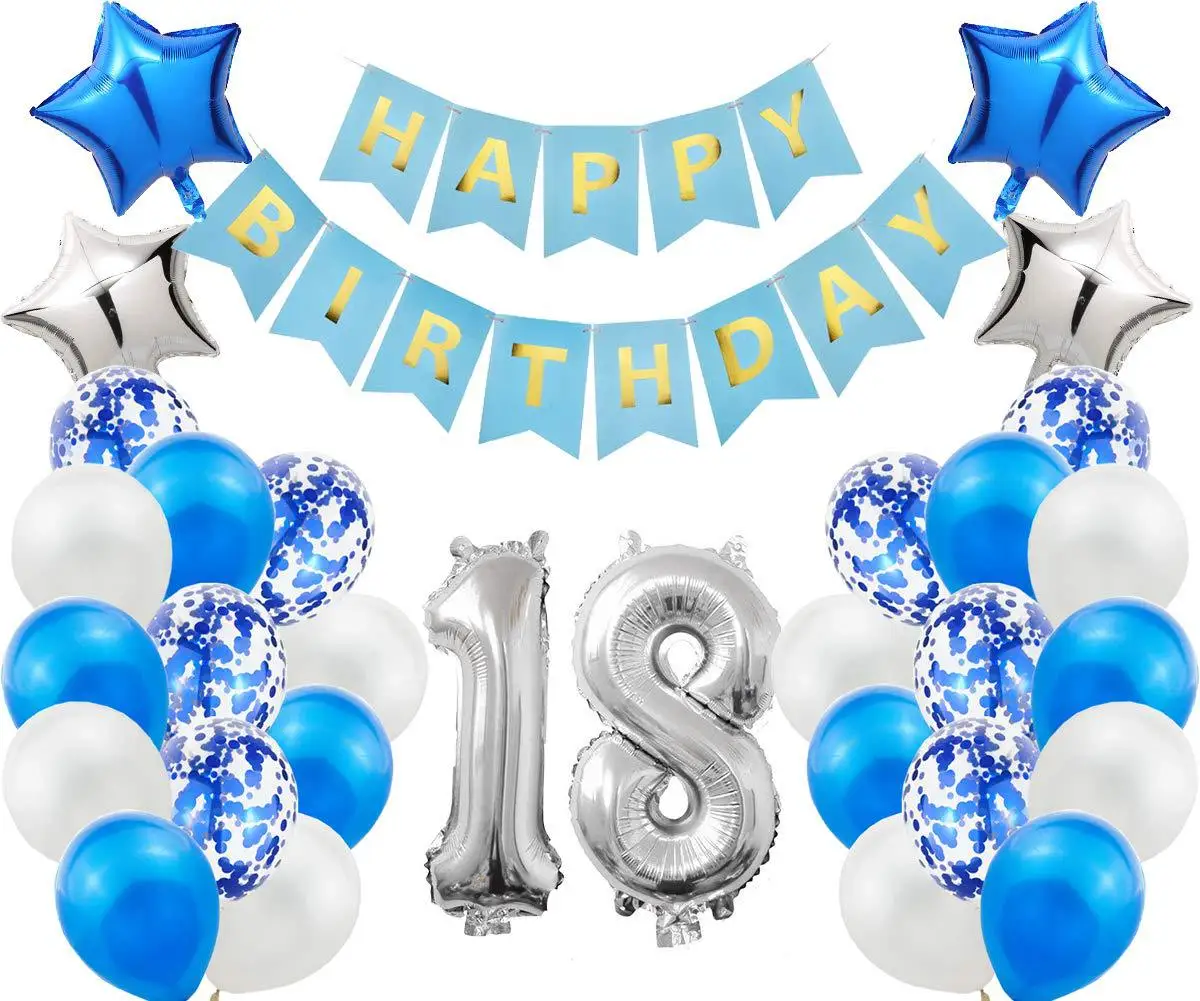 Digital Latex Number Balloon 1 2 3 18 20 30 40 60 Years old Kid Adult Birthday Party Decoration Balloon Blue 40inch Balloon Set
Digital Latex Number Balloon 1 2 3 18 20 30 40 60 Years old Kid Adult Birthday Party Decoration Balloon Blue 40inch Balloon Set