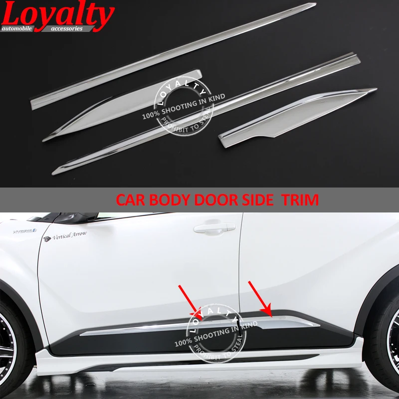 Loyalty for Toyota C-HR C HR CHR 2016 2017 2018 Door Body Side Trim Cover Molding ABS Chrome Car Accessories Auto Styling
Loyalty for Toyota C-HR C HR CHR 2016 2017 2018 Door Body Side Trim Cover Molding ABS Chrome Car Accessories Auto Styling