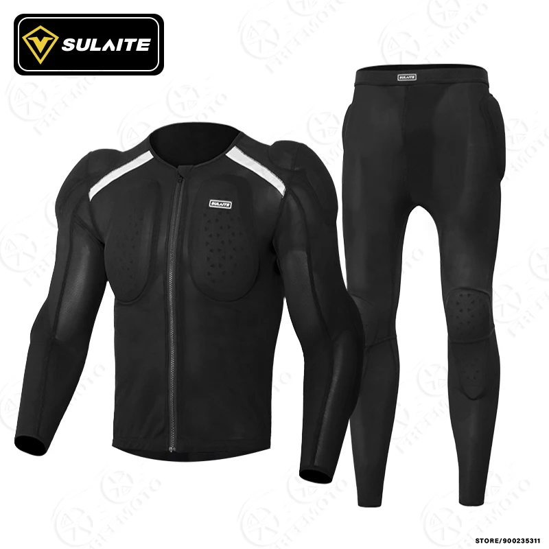 Мотоциклетная куртка SULAITE для езды по бездорожью, защитная Экипировка, армированный костюм для мотокросса
Мотоциклетная куртка SULAITE для езды по бездорожью, защитная Экипировка, армированный костюм для мотокросса