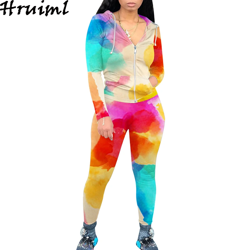 2 Piece Sets Womens Outfits Color Matching Print Hooded Zipper Coat Top Long Pants Sweat Suit Set Fashion Ropa Deportiva Mujer
2 Piece Sets Womens Outfits Color Matching Print Hooded Zipper Coat Top Long Pants Sweat Suit Set Fashion Ropa Deportiva Mujer