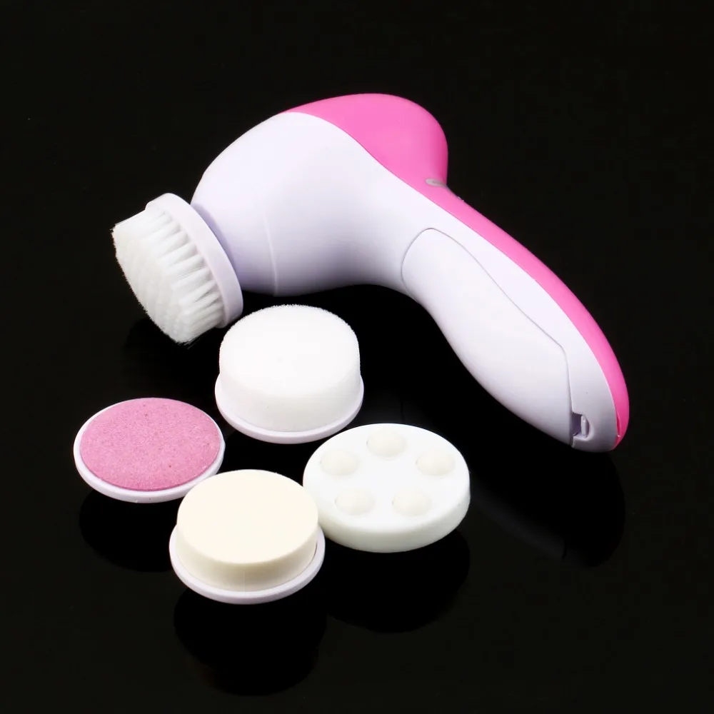 5 in 1 Electric Electric Silicone Facial Cleansing Brush Sonic Vibration Massage Rechargeable Smart Ultrasonic Face Cleaner
5 in 1 Electric Electric Silicone Facial Cleansing Brush Sonic Vibration Massage Rechargeable Smart Ultrasonic Face Cleaner