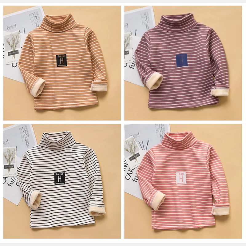 Детская зимняя плюшевая рубашка с длинным рукавом и высоким воротником
Детская зимняя плюшевая рубашка с длинным рукавом и высоким воротником