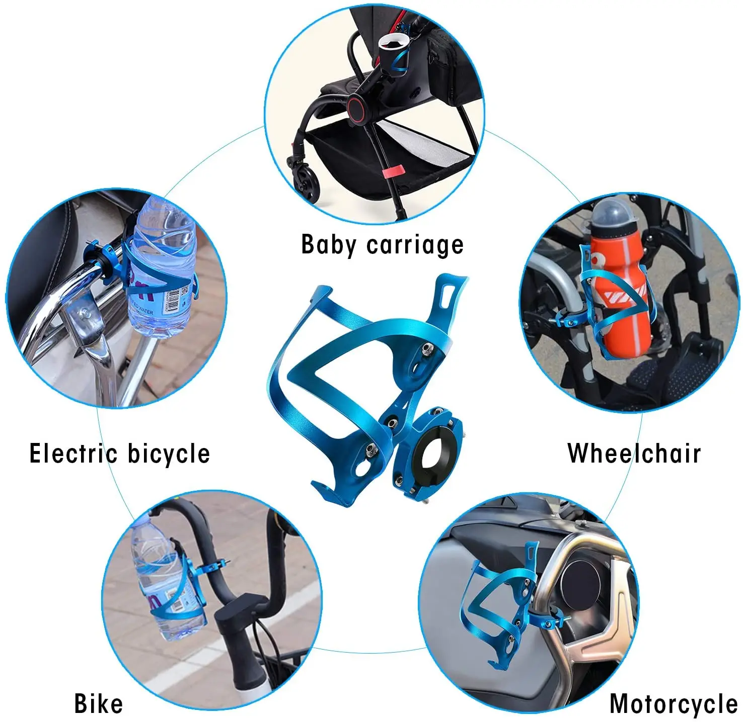 Bike Water Bottle Bracket Cage Holder Bicycle Handlebar Cup Holder Universal Aluminum Alloy Water Bottle Cages Drink Holders
Bike Water Bottle Bracket Cage Holder Bicycle Handlebar Cup Holder Universal Aluminum Alloy Water Bottle Cages Drink Holders