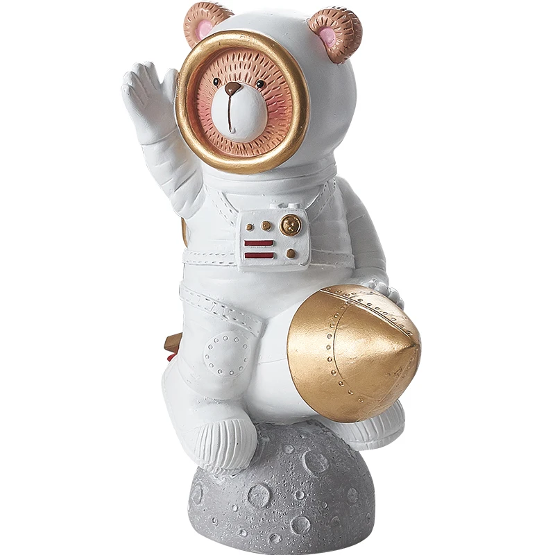 WU CHEN LONG Nordic Creative космонавты и ракеты Art Скульптура в виде животных, милый Космос, фигурки медведя смола, искусство и ремесло, украшение для до...
WU CHEN LONG Nordic Creative космонавты и ракеты Art Скульптура в виде животных, милый Космос, фигурки медведя смола, искусство и ремесло, украшение для до...