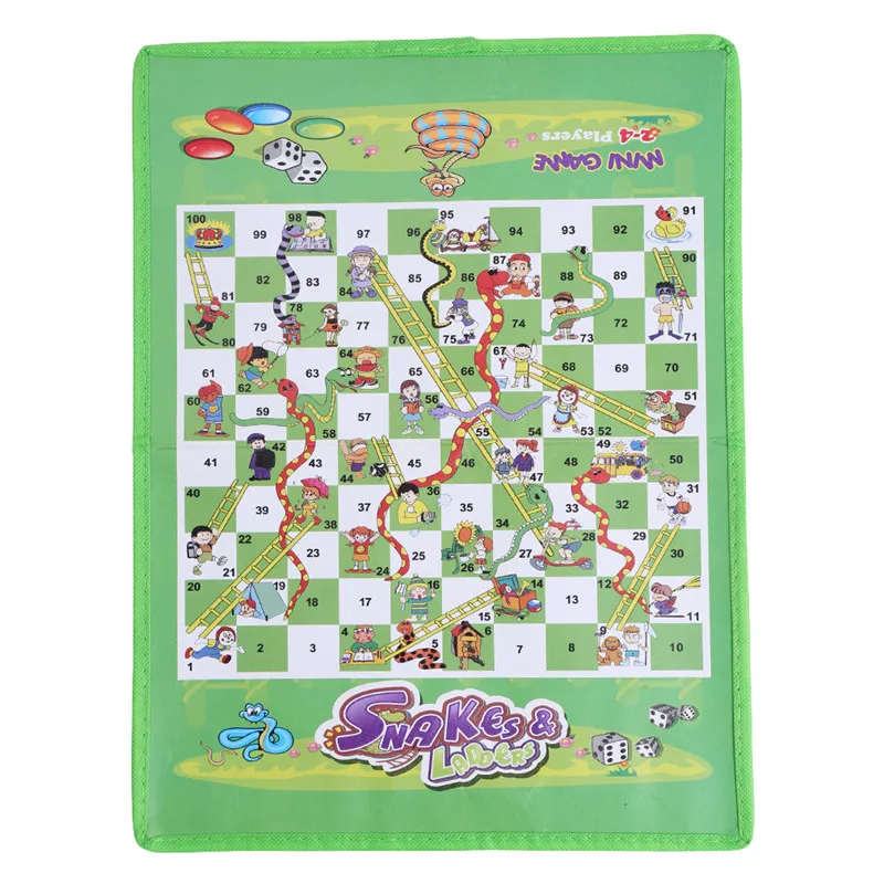 Folding Snake Chess Toys For Children Portable Snakes and ladders Puzzle game Preschool Training SA643181
Folding Snake Chess Toys For Children Portable Snakes and ladders Puzzle game Preschool Training SA643181